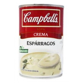 La Costeña Caja Sopa Cambells Crema Espárragos 420G/24P-Despensaenlinea