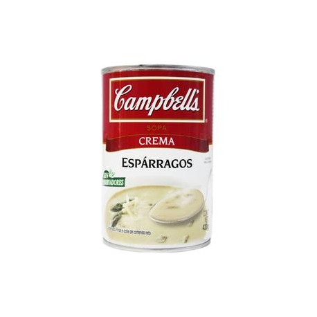 La Costeña Caja Sopa Cambells Crema Espárragos 420G/24P-Despensaenlinea