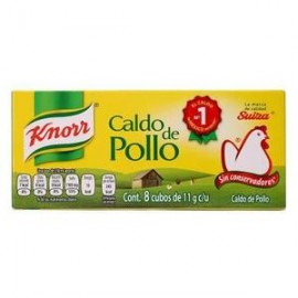 Unilever Caja caldo de pollo Knorr Suiza 8EX/105P-Despensaenlinea