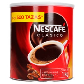 Nestlé Caja café Nescafé clásico 1K/4P-Despensaenlinea