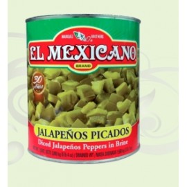 El Mexicano Media Caja Chiles Jalapeños 2.8K/3P-Despensaenlinea