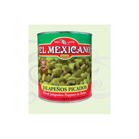 El Mexicano Media Caja Chiles Jalapeños 2.8K/3P-Despensaenlinea