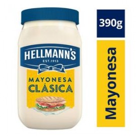 Unilever Caja Mayonesa Hellmans clasica 390G/12P-Despensaenlinea