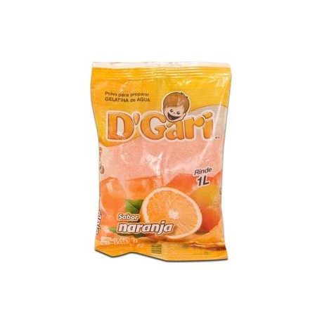 DÂ´Gari Caja Gelatina Naranja 840G/10P-Despensaenlinea