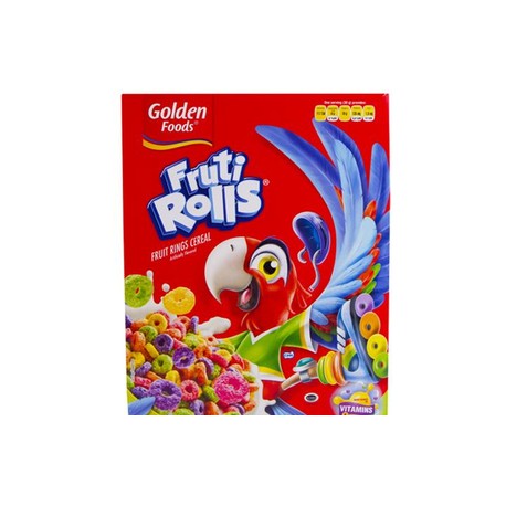 Golden Foods Media Caja Cereal Fruti Rolls 1K/3P-Despensaenlinea