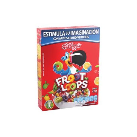 Kelloggs Caja cereal Froot Loops 470G/24P-Despensaenlinea