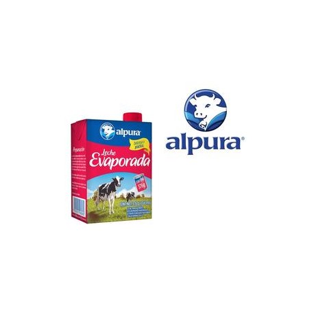 Alpura Caja Leche Evaporada Alpura 356/24P-Despensaenlinea