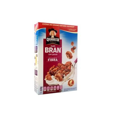 Pepsico Media Caja Cereal Quaker Multibran Raisin 420G/8P-Despensaenlinea