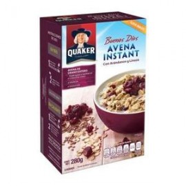 Pepsico Caja avena Quaker instantánea arándanos sin azúcar 35G/120P-Despensaenlinea