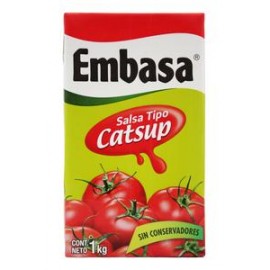 Herdez Caja Salsa Catsup Embasa del Fuerte 1K/12P-Despensaenlinea