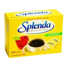 Splenda Media Caja Endulzante Splenda 100S/6P-Despensaenlinea