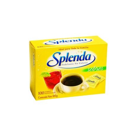 Splenda Media Caja Endulzante Splenda 100S/6P-Despensaenlinea