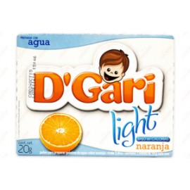 DÂ´Gari Caja Gelatina D'Gari Light Naranja 20G/24P-Despensaenlinea