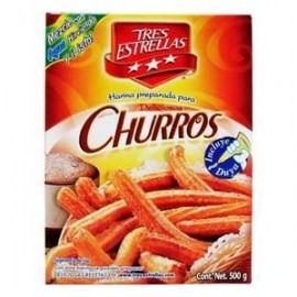 La Moderna Caja harina para churros Tres Estrella 500G/12P-Despensaenlinea