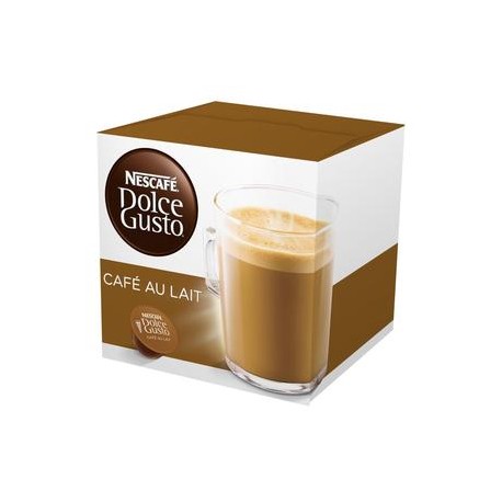 Nestlé Caja café Dolce Gusto Au Lait 160G/16C/3P-Despensaenlinea