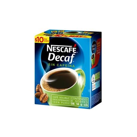 Nestlé Media Caja Café Decaf Original Stick 14G/8S/6P-Despensaenlinea