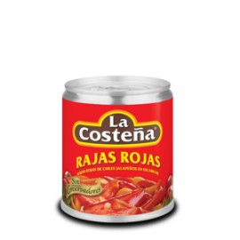 La Costeña Caja Chiles Rajas Rojas La Costeña 105G/40P-Despensaenlinea