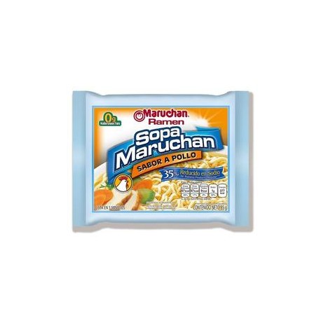 Maruchan Caja Sopa Maruchan Ramen Pollo Reducida en Sodio 85G/24P-Despensaenlinea