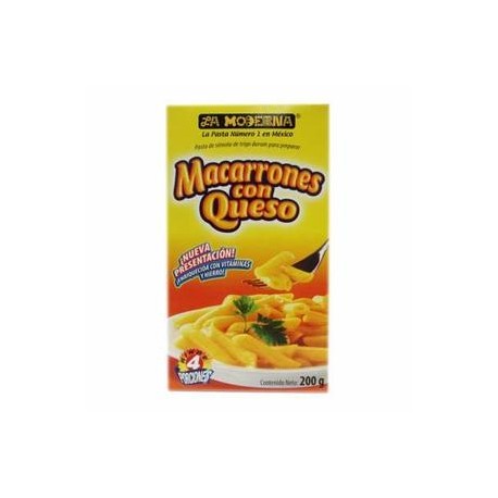 La Moderna Caja Sopa Macarron con Queso 200G/20P-Despensaenlinea