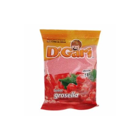 D´Gari Caja Gelatina Grosella 840G/10P-Despensaenlinea