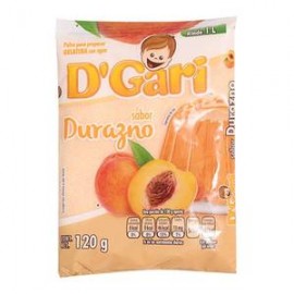 D´Gari Caja Gelatina Durazno D´Gari 120G/50P-Despensaenlinea