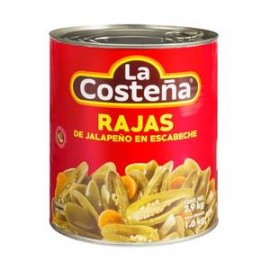 La Costeña Chiles Jalapeños en Rajas La Costeña en Escabeche 2.8K - ZK-Despensaenlinea