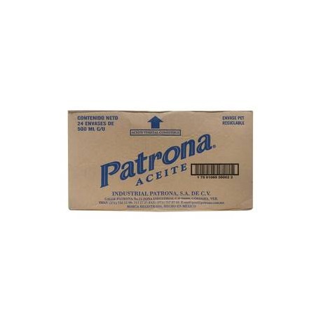 Patrona Aceite Vegetal Patrona 24P/500M - ZK-Despensaenlinea