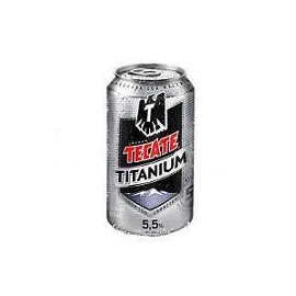 Cuauhtémoc Moctezuma Caja cerveza Tecate Titanium 473M/24P-Despensaenlinea