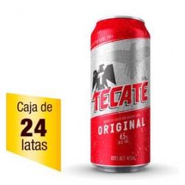 MayoreoTotal Caja cerveza Tecate lata 24P/473M-Despensaenlinea