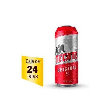 MayoreoTotal Caja cerveza Tecate lata 24P/473M-Despensaenlinea