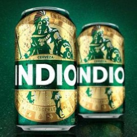 Cuauhtémoc Moctezuma Caja cerveza Indio 12P/355M-Despensaenlinea