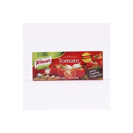 Unilever Caja Knorr Tomate Exhibidor 24C/12P-Despensaenlinea