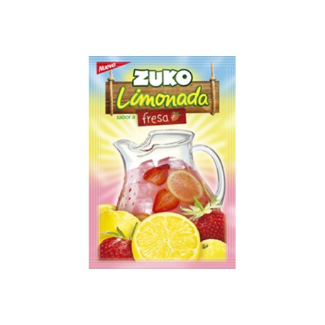 Nutresa Caja Polvo para Preparar Bebida Limonada Fresa Zuko 15G/12C/8P-Despensaenlinea