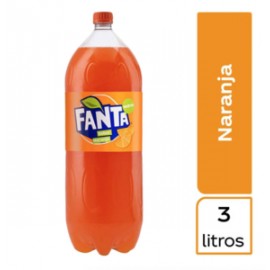 Coca Cola Caja Refresco Fanta Naranja 3L/8P-Despensaenlinea