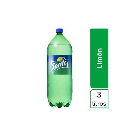 Coca Cola Caja Refresco Sprite 3L/8P-Despensaenlinea