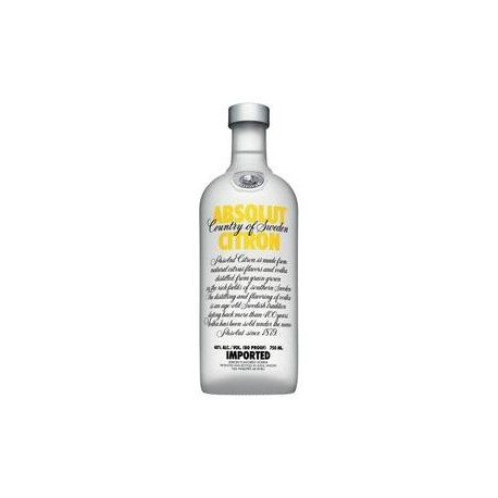 MayoreoTotal Caja Vodka Absolut Citron 12P/750M-Despensaenlinea