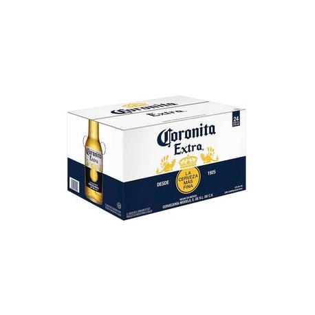 Grupo Modelo Cerveza Clara Coronita Extra 24P/210M - ZK-Despensaenlinea