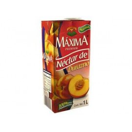 Maxima Caja Nectar de Durazno Maxima 1L/12P-Despensaenlinea