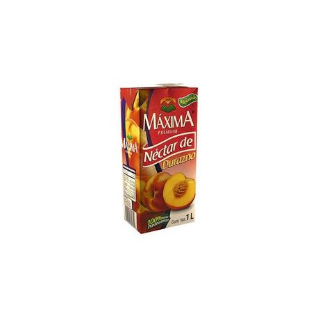 Maxima Caja Nectar de Durazno Maxima 1L/12P-Despensaenlinea