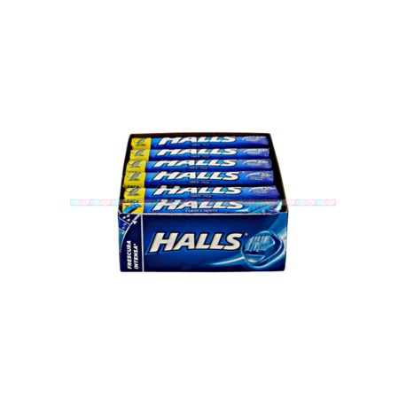 Mondelez Media Caja Dulce Macizo Halls Menta 15C/12P-Despensaenlinea