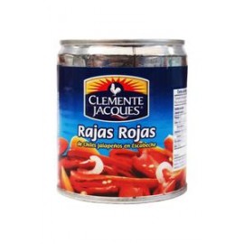 Sabormex Caja Chiles Rajas Rojas Clemente Jacques 220G/24P-Despensaenlinea