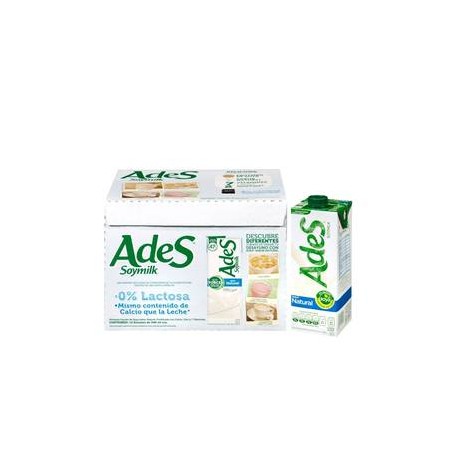 Unilever Bebida de Soya Ades Soymilk con 12 piezas de 946 ml - Unilever ZK-Despensaenlinea