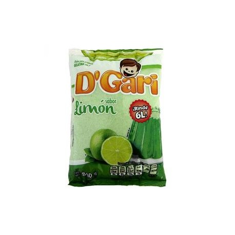 D´Gari Caja Gelatina Limon 840G/10P-Despensaenlinea