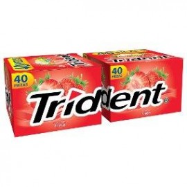 Mondelez Caja Chicle Trident Fresa 4 S 40C/40C-Despensaenlinea