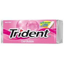 Mondelez Caja Chicle Trident Val U Pack Cool Bubble 12C/12P-Despensaenlinea