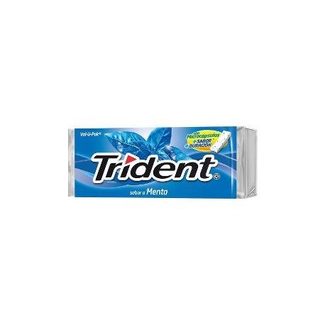 Mondelez Caja Chicle Trident Val U Pack Menta 12C/12P-Despensaenlinea