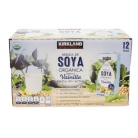 Kirkland Kirkland Signature bebida de soya orgánica sabor vainilla 12P/946M - KOZ-Despensaenlinea