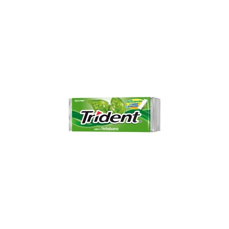 Mondelez Caja Chicle Trident Val U Pack Yerbabuena 12C/12P-Despensaenlinea