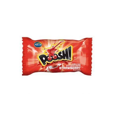 Arcor Caja Chicle Relleno Poosh Fresa 18C/40P-Despensaenlinea