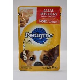 Effem Caja Pedigree Razas Pequeñas Pollo 100G/40P-Despensaenlinea